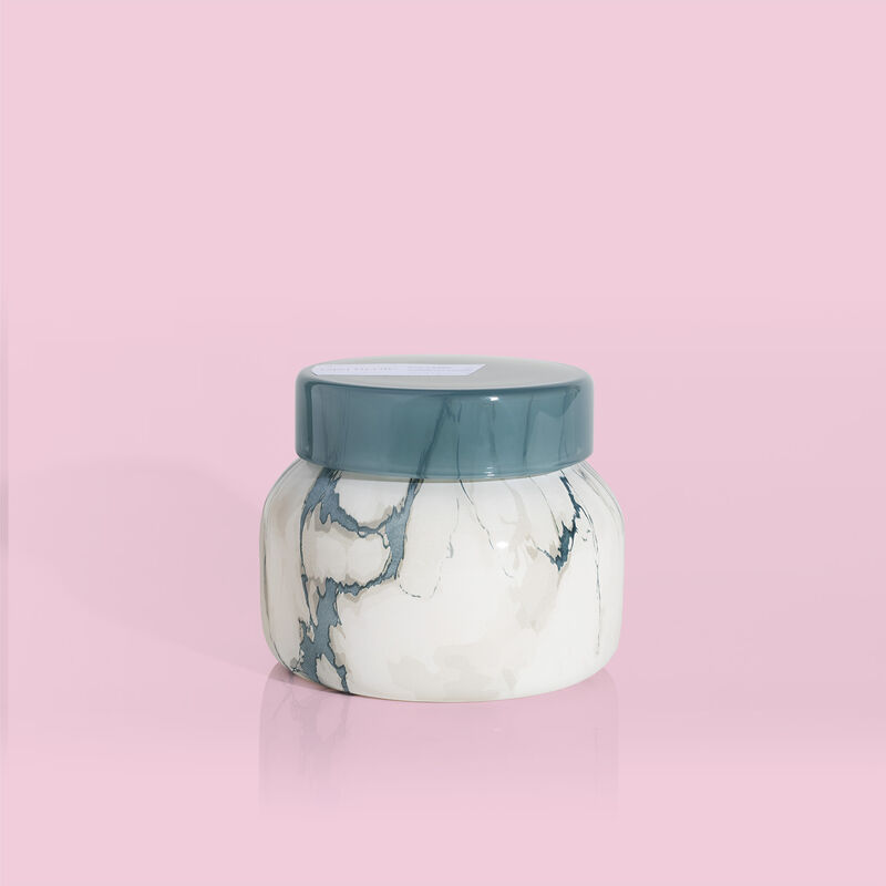 Volcano Modern Marble Petite Jar, 8oz is designed for modern decor image number 1